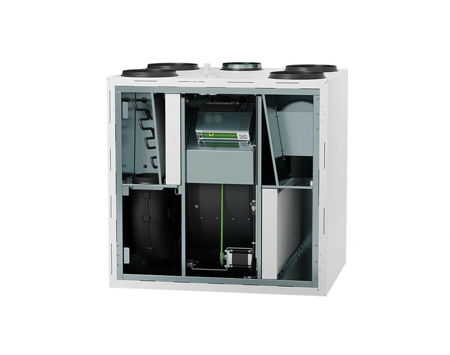 Tsentraliseeritud soojustagastussüsteem KOMFOVENT Domekt R 450 V C6M
